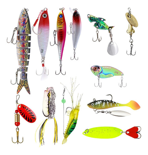 Calendario De Adviento De Pesca Juego De Señuelos De Pesca