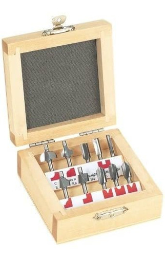 Vástago Steelex D2721 De 1/8 Pulgadas Mini Router Bit Set, 1