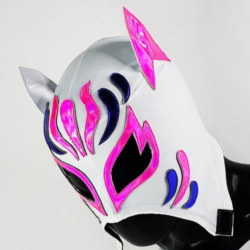 Mascara Luchador Semi Profesional White Cat Lucha Libre 