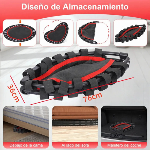 Banna DAO-YYBC 42 Aeróbic Fitness Yoga Trampolín Trampolín Para Entrenamientos En Casa O Al Aire Libre Con Un Peso Máximo De Carga De 300kg