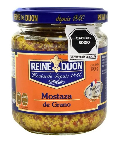 Mostaza Reine De Dijon De Grano 190g