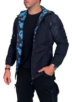 Comprar Campera Impermeable Inflada Hombre Reversible Camu  Irún