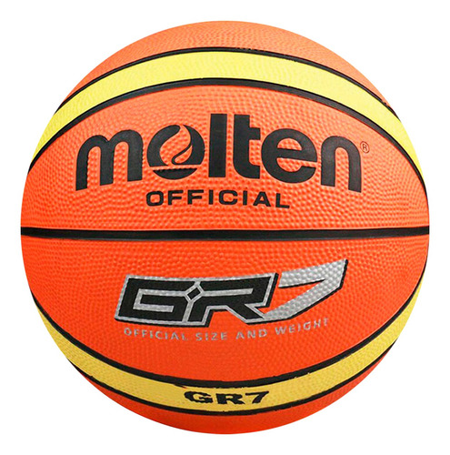 Imagen 1 de 3 de Pelota Basket Molten Gr7 Goma Nº7 Original Basquetbol El Rey