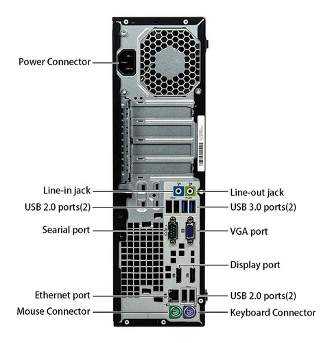 Imagen 4 de 4 de Pc Desktop Hp 600g1 Intel Core I5 4ta Gen 8gb Ram 500gb Dd