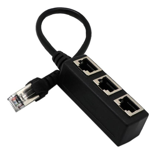 Rj45 1 A 3 Cable De Adaptador Del Extensor Del Divisor Del