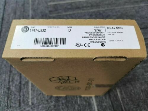 Factory Sealed Ab 1747-l532 Ser D Slc 500 Plc Processor  Ttw