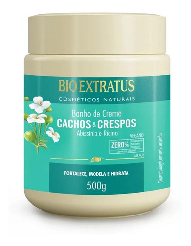 Imagem 1 de 1 de Bio Extratus Cachos E Crespos Banho De Creme 500gr