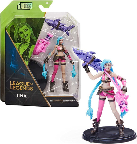  League Of Legends Figura 10 Cm, Jinx 