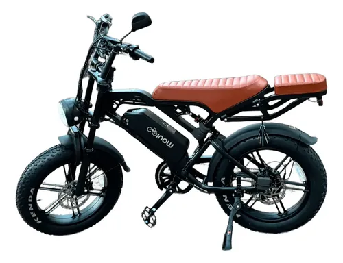 Bicicleta Elétrica Bike V20 Pro 1000w 32km/h Garupa Preto