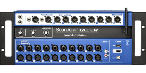 Mixer Digital Soundcraft Ui24r 24 Canais/gravador Usb Multit