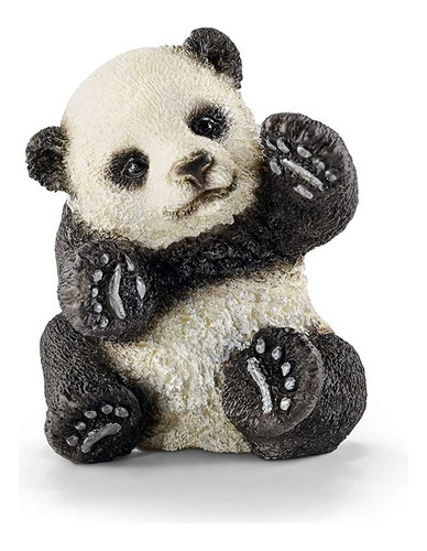 Cachorro De Panda Schleich, Jugando Figura De Juguete