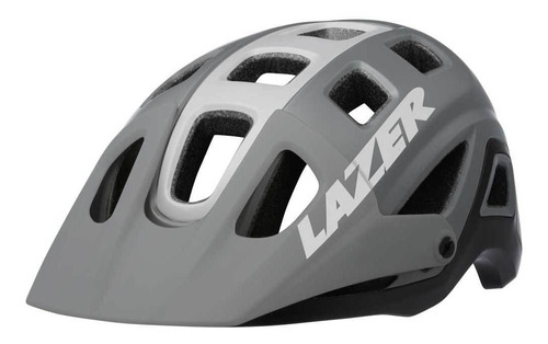 Casco Bicicleta Ciclismo Mtb Mountain Lazer Impala Color Gris Talle L