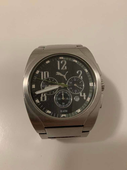 relogio puma time stainless steel 805