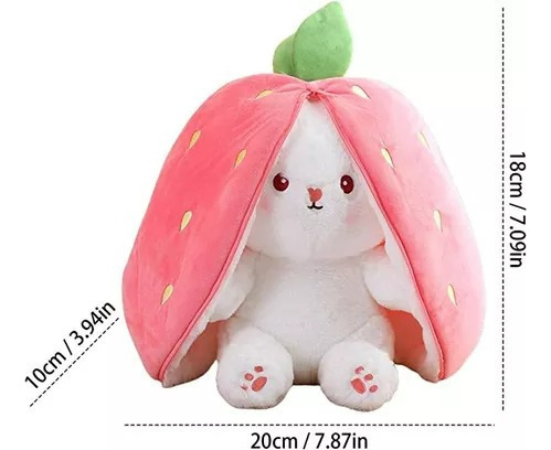 A A Juguete De Peluche Con Almohada De Conejito De Zanahoria
