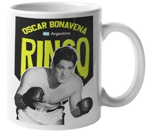 Taza Ceramica Ringo Oscar Bonavena Varios Modelos Coleccion