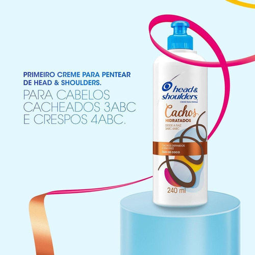 Creme Para Pentear Head & Shoulders Cachos Hidratados 240ml