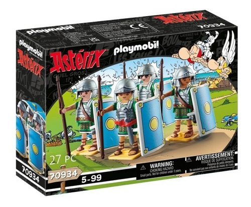 Playmobil Astérix: Tropa Romana 70934 Cantidad De Piezas 27