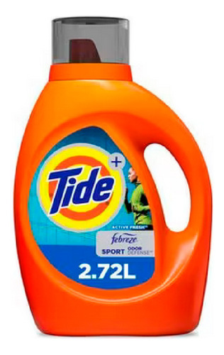 Tide + Sport Febreze Detergente Liquido Febreze 2.72 Litros
