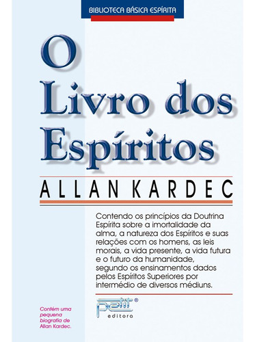 O livro dos espíritos - normal espiral: Não Aplica, de : Allan Kardec. Não aplica, vol. Não Aplica. Editorial Petit, edición não aplica en português, 2002