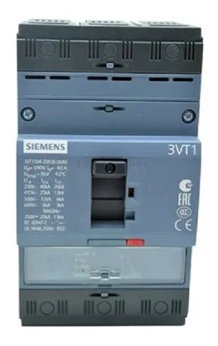 comprar Breaker Trifasico 3x125a Siemens 3vt1712-2dc36-0aa0