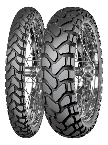 Par De Pneu Mitas 110/80-19 + 150/70-18 E-07+ Big Trail