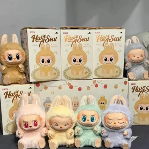 For Labubu Exciting Macaron The Monsters 6 Unidades