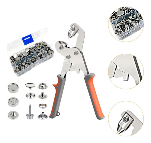 Snap Fastener Tool Tool Kit Multipurpose Metal Handheld