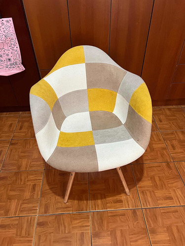 Sillón Silla Ermes Patchwork Urgente Mudanza