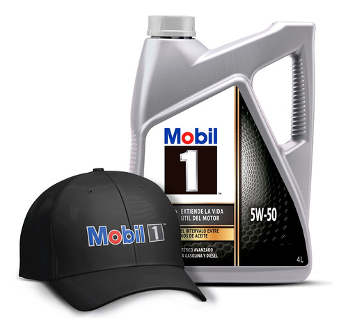 Mobil 1 Fs X2 5w-50, 4 Lts + Jockey De Regalo