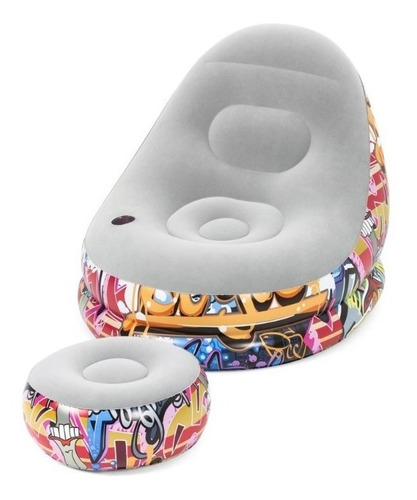 Sillón Inflable  Comfort Cruiser Graffiti  Bestway Mo.75076