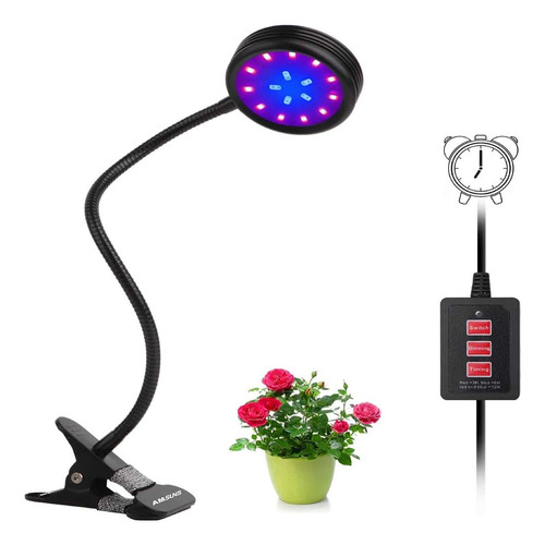 Amsuns Small Grow Lights Para Plantas De Interior, Clip / Us