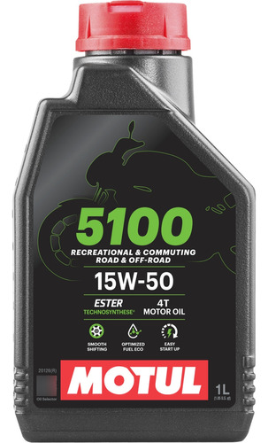 Aceite Motul Semi-sintético 15w-50 Para Motos Cuatri Coyote