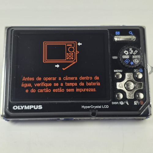 Câmera Digital Olympus À Prova D'água Cyber-shot Cybershot Azul