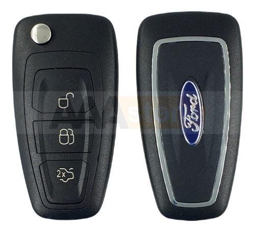 Carcasa Llave Control Ford Ranger Focus Fiesta 3 Botones