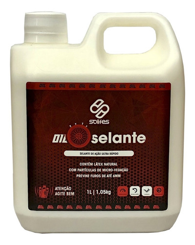 Líquido Selante Tubeless Solifes Mtb Speed Pneu Bike 1000ml