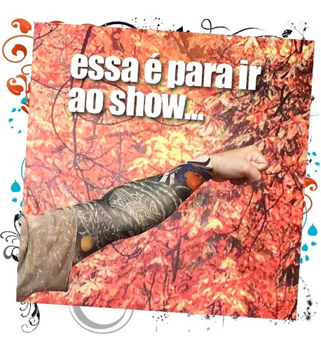 Tattoo Sleeve Braço Tatoo Fake Panturrilha Tatto Falsa 38cm