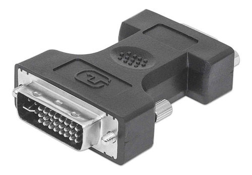 Adaptador Dvi A Vga, Dvi-i, Hd15 Fm, Macho/hembra, Gris Manh