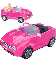 Comprar Brinquedo Carrinho Conversível Para Boneca Infantil Carro Em Miniatura Fashion Rosa Grande Tamanho De 37cm Com 2 Lugares Compatível Com Bonecas Barbie - 1023 Apolo Brinquedos