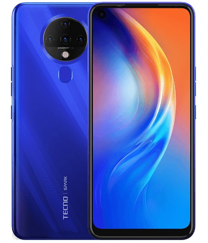 Teléfono Tecno Spark 6 4 Gb Ram 128 Gb Azul