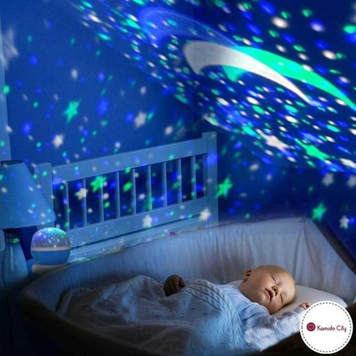 Lámpara Led Infantil Proyector De Estrellas Para Dormitorio