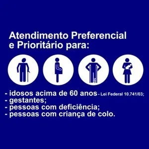 10 Adesivo Bar E Restaurantes  Atendimento Preferencial