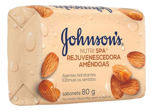 Kit Sabonetes Johnson's AmĂȘndoas Em Barra Nutri Spa 3x80g
