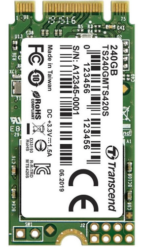 Transcend 240gb 420s M.2 Sata Iii Internal Ssd