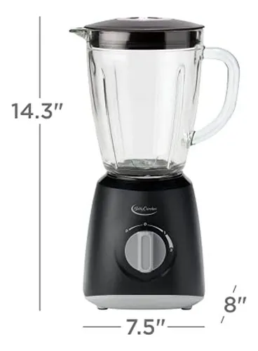 Licuadora De Mostrador Betty Crocker Con 2 Velocidades Y Fun