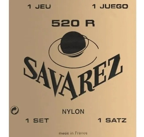 Savarez 520 R Encordado Guitarra Criolla Tension Media