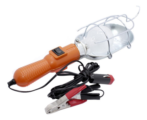 Portatil De Mecanico 12v Con Lampara Metal