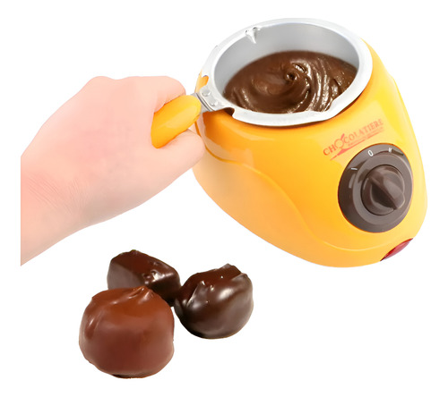 Derretidora Fondue De Chocolate Eléctrico Olla Extraíble Amarillo