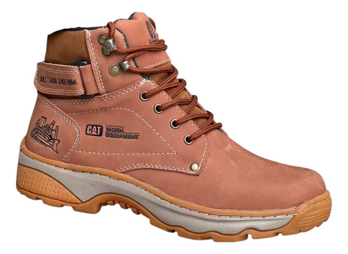 Botas En Cuero Compatibles Con Caterpillar Para Hombre