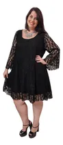Comprar Vestido Encaje Forreria En Modal Talles Grades\u002Fespeciales