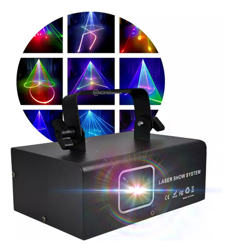 Laser Show Rgb 500mw Iluminação Dj Festa Veja Vídeo